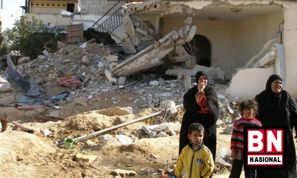 Aksi Warga Israel Protes Penggusuran Rumah Badui Palestina