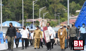 Presiden Jokowi resmikan 7 pelabuhan dan 4 KMP di Kawasan Danau Toba - BN Nasional