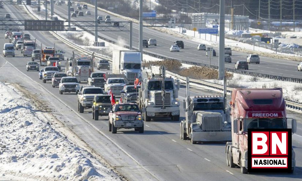 Ribuan Warga Kanada Menentang Kebijakan Wajib Vaksin