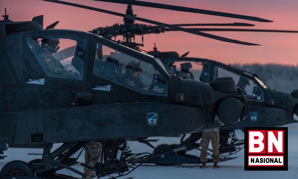 Perkuat Sayap Timur NATO, Presiden Biden Kirim Ratusan Tentara, Jet Tempur F-35 dan Helikopter Serang AH-64 Apache - BN Nasional