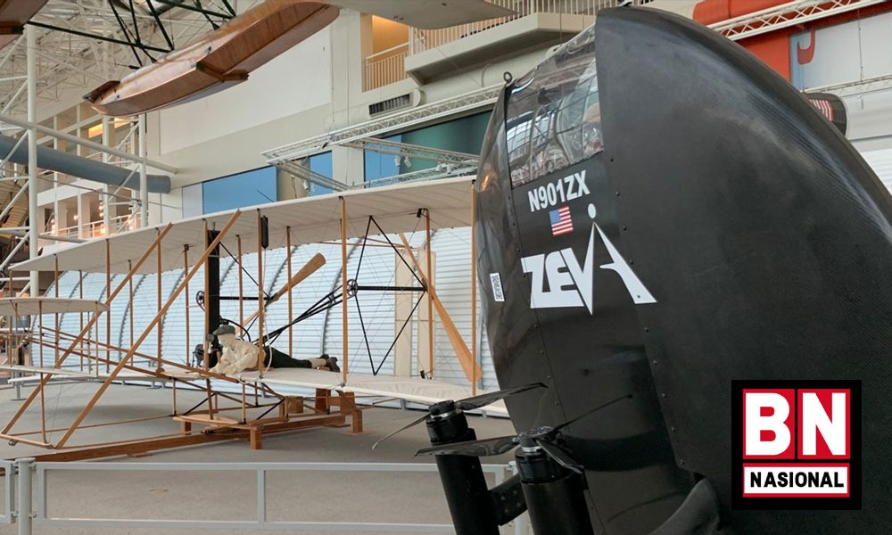 Zeva Zero Uji Terbang Octocopter, Kendaraan Komuter yang Terbang Vertical dan Diminati Pentagon - BN Nasional