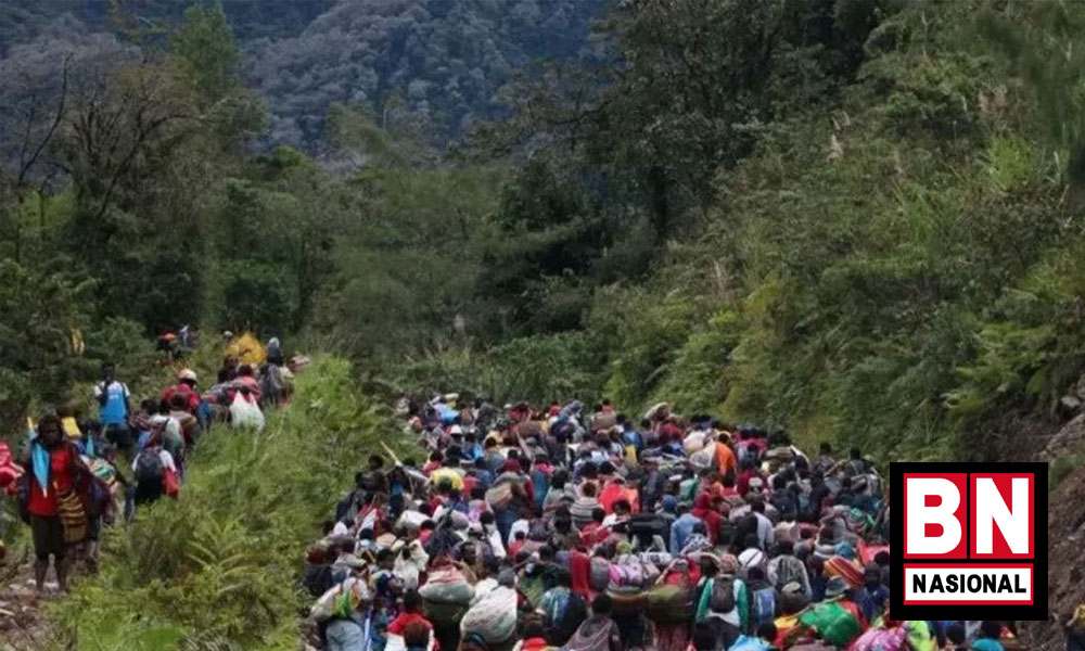 Evakuasi Warga Timika