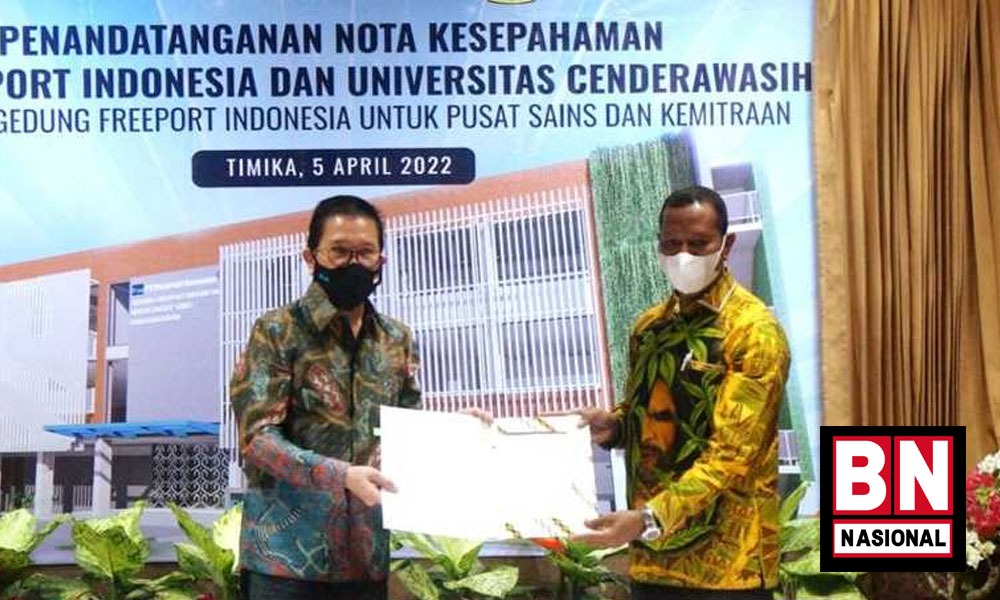 Freeport dan Uncen Teken MoU Pembangunan Gedung Pusat Sains - BN Nasional