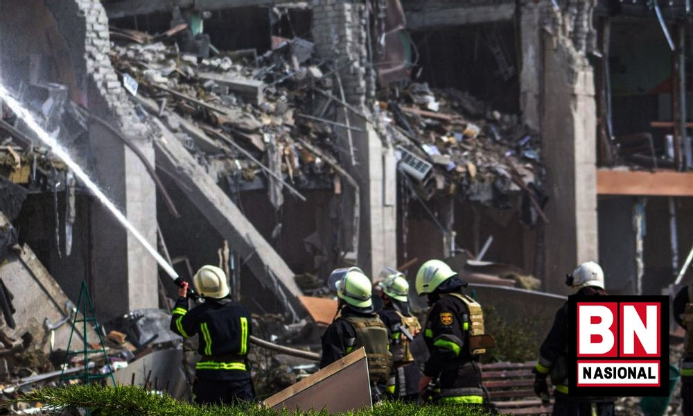 Rusia Gempur Habis-habisan Donbas, Kementerian Pertahanan Ukraina: Nasib Negara Mungkin Sedang Ditentukan di Sana - BN Nasional