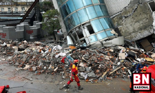 Taiwan Diguncang Gempa Bermagnitudo 6