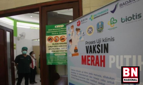 Vaksin Merah Putih Disiapkan Untuk Vaksinasi COVID-19 Dosis keempat