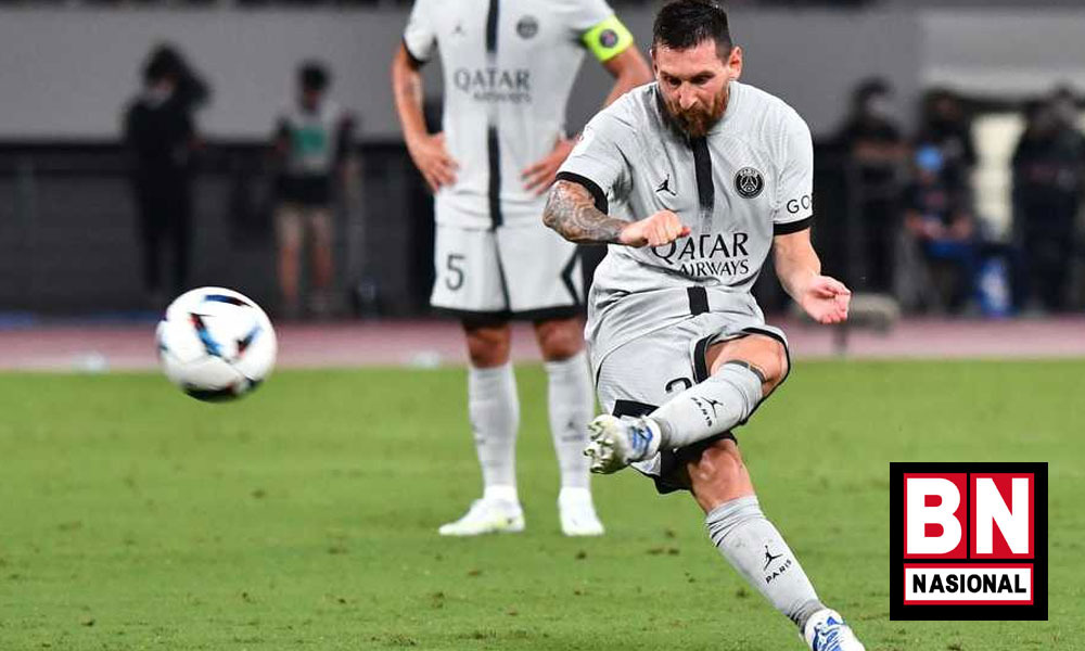 Lionel Messi Bantu PSG Kalahkan Kawasaki Frontale - BN Nasiona