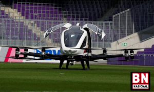 Akhirnya Taksi Terbang Pertama Kali Mengudara di Indonesia - BN Nasional