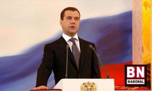 Mantan Presiden Rusia Sebut Operasi Militer Khusus Runtuhkan Aspirasi NATO Ukraina - BN Nasional