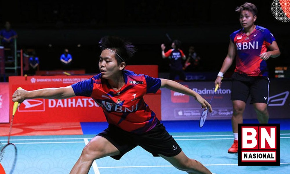 Japan Open 2022: Apriyani/Siti Fadia Hanya Butuh 30 Menit untuk Lolos ke Babak Kedua - BN Nasional