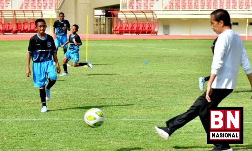 Resmikan Papua Football Academy, Jokowi Diminta Beri Perhatian Lebih pada Fasilitas Olahraga - BN Nasional