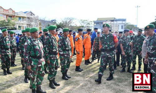 Sebanyak 2.506 Personel TNI-Polri di Turunkan Amankan Kunjungan Presiden di Baubau