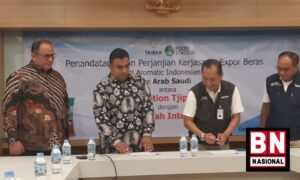 Food Station dengan Tulip Talibah Internasional Kerja Sama Ekspor Beras ke Arab Saudi - BN Nasional