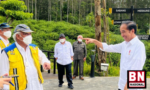 Tinjau Pembangunan Infrastruktur IKN, Presiden: Ini Progres yang Baik
