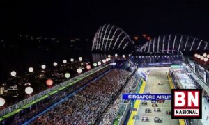 Gelaran Musim 2022 Dihadiri 302 Ribu Orang, F1 GP Singapura Pecahkan Rekor Penonton Terbanyak dalam Sejarah Jadi Tuan Rumah - BN Nasional