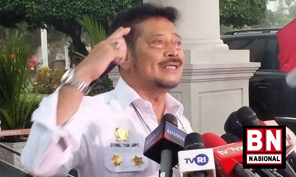 Mentan Syahrul Yasin Limpo: Indonesia Masih Punya Cadangan Beras 10 Juta Ton - BN Nasional