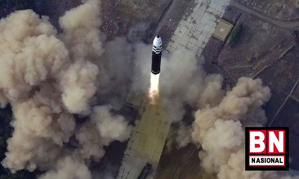 Kapal Induk AS Kembali ke Laut Timur, Korea Utara Luncurkan Dua Rudal Balistik Jarak Pendek - BN Nasional