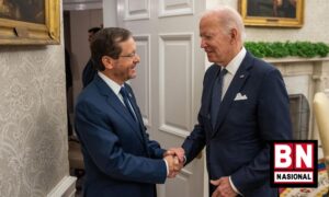 Presiden Herzog Bertemu dengan Presiden Biden Bahas Solusi Dua Negara Terkait Konflik Israel-Palestina