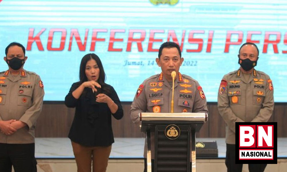 Konferensi Pers Kapolri