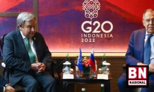 Rusia Minta PBB Abaikan Perintah Negara Lain di Ukraina Ketika Menlu Lavrov Bertemu Sekjen Guterres di Sela-sela KTT G20