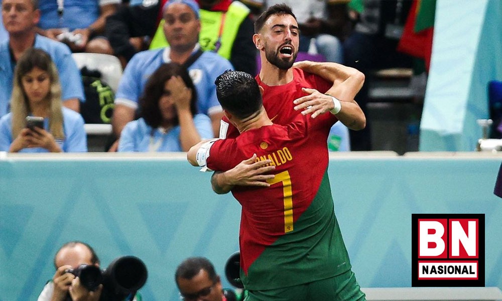 Piala Dunia 2022: Brace Bruno Fernandes Bawa Portugal ke Babak 16 Besar
