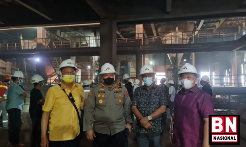 Komisi VII Kunjungi Smelter Nikel PT GNI yang Menyebabkan Dua Pekerja Tewas