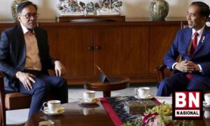 Jokowi Terima Kunjungan Anwar Ibrahim di Istana Bogor