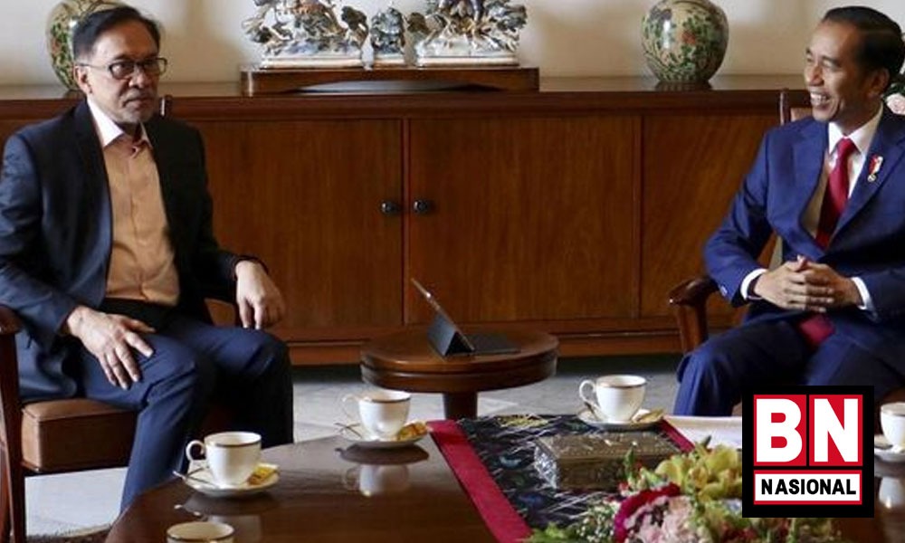Jokowi Terima Kunjungan Anwar Ibrahim di Istana Bogor