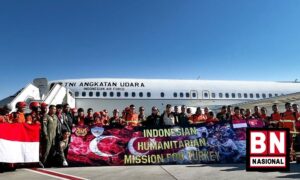 Gelombang Pertama Bantuan RI untuk Gempa Turki Tiba di Adana