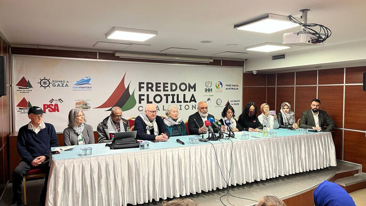 Freedom Flotilla bermaksud untuk segera mematahkan pengepungan Gaza