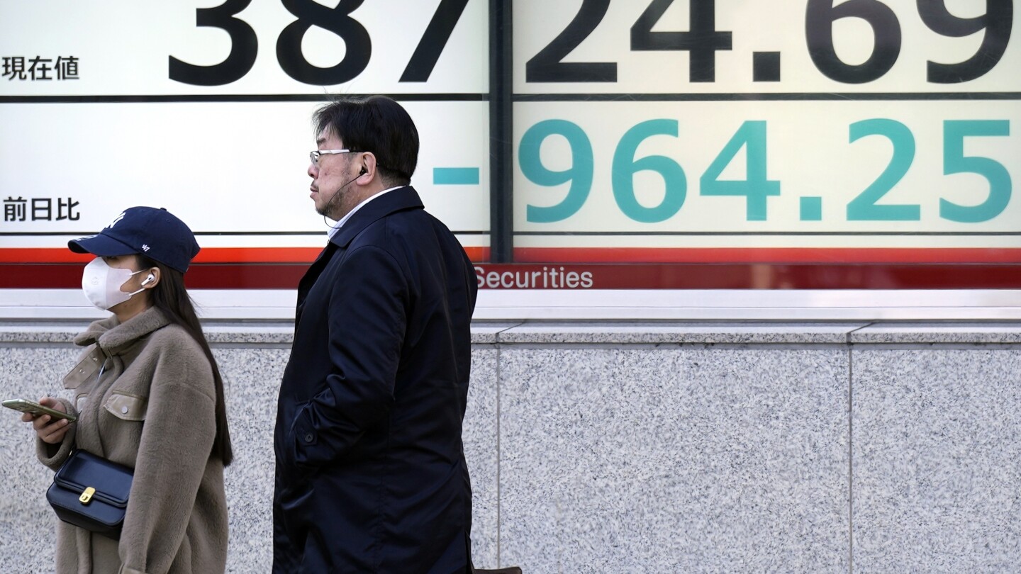 Pasar saham hari ini: Saham Asia sebagian besar melemah, Nikkei 225 Jepang turun 2,5%