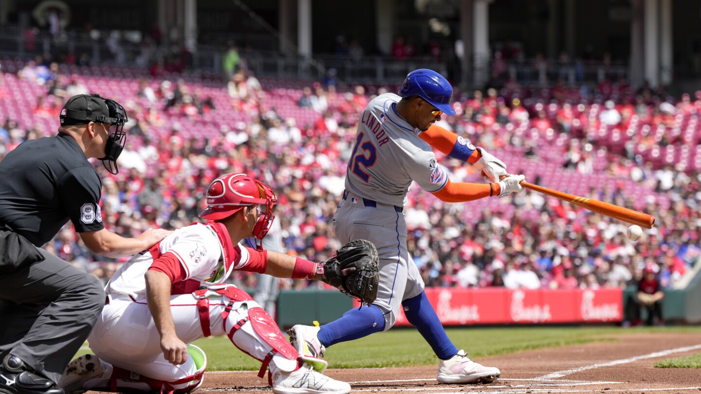 Francisco Lindor memukul homer, tergelincir saat Mets mengalahkan Reds 3-1