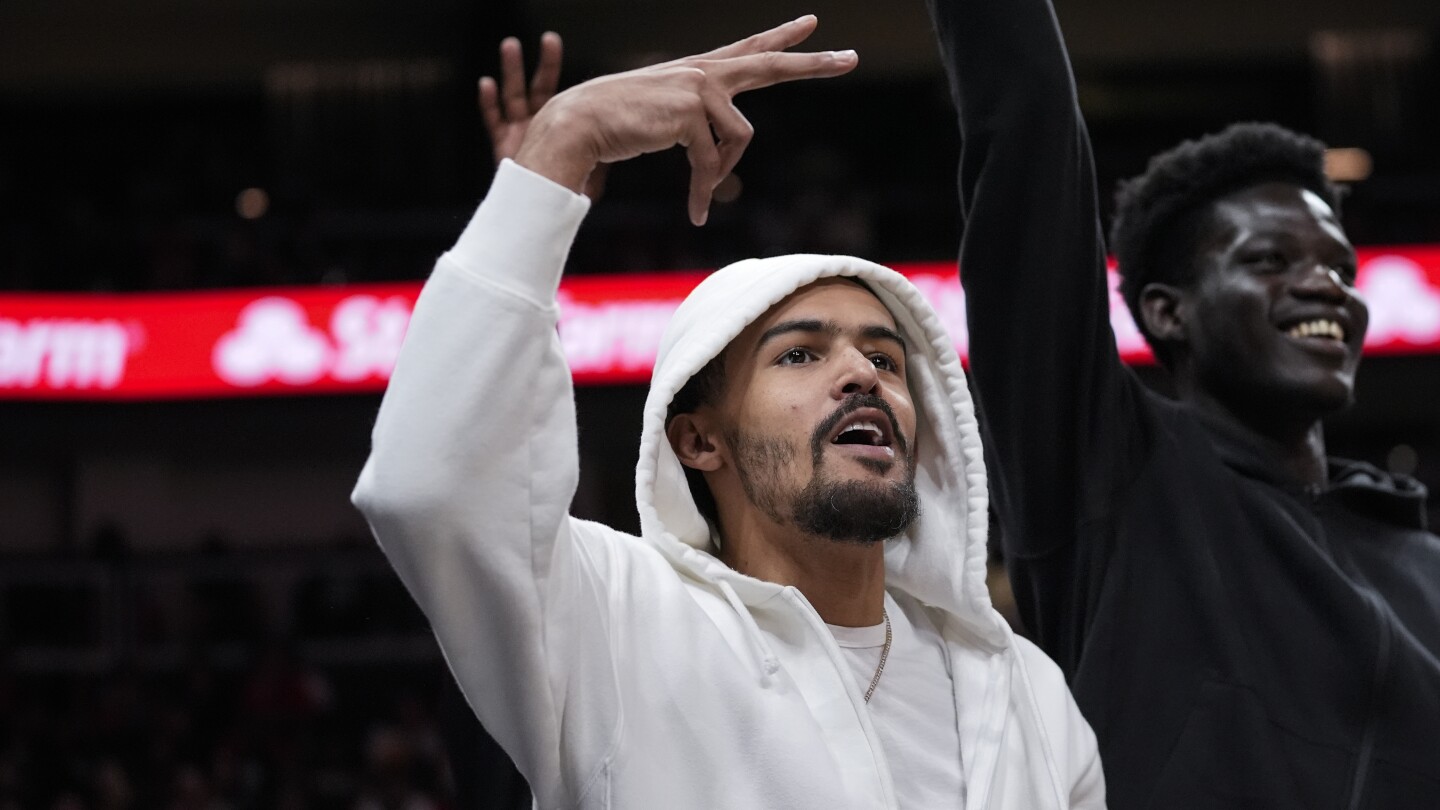 Hawks All-Star Trae Young diizinkan untuk latihan setelah lama absen karena cedera jari
