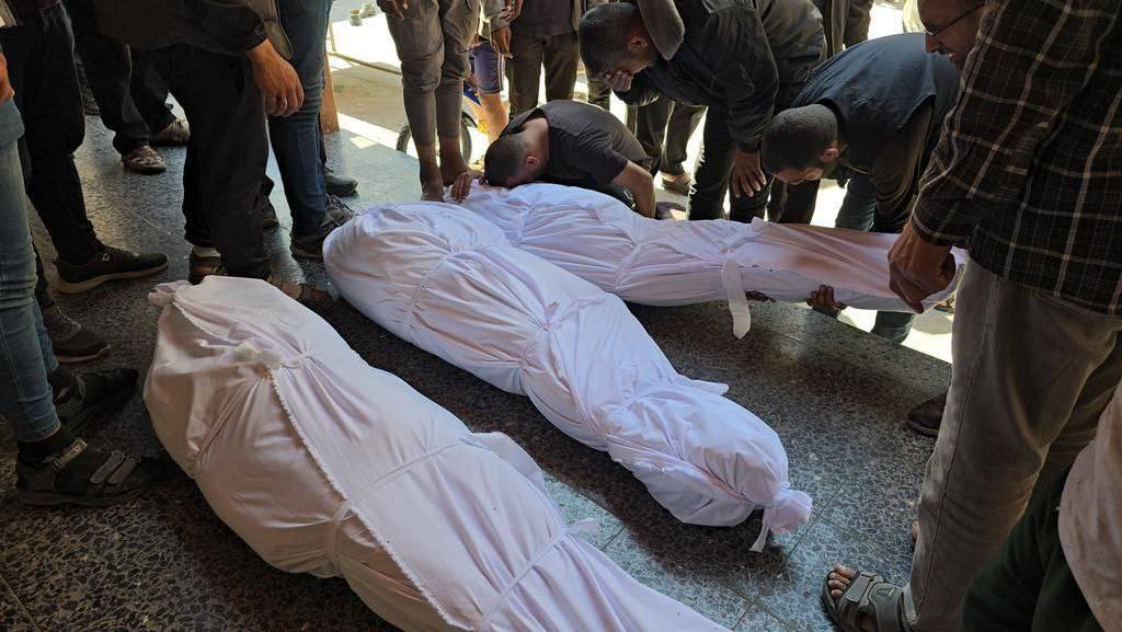 Gaza’s interior ministry decries Israeli attack on police vehicle, killing 7 officials