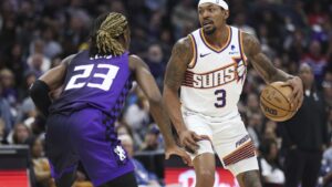 Kevin Durant mencetak 28 poin, Jusuf Nurkic melakukan lemparan bebas di akhir saat Suns mengalahkan Kings 108-107
