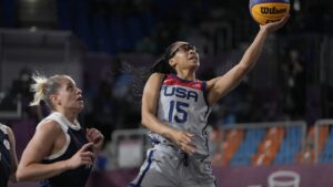 Peraih medali emas Olimpiade Allisha Gray berharap bisa menjadi bagian dari tim 3x3 AS di Paris Games