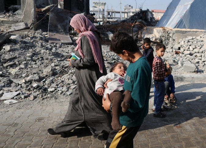 Seorang ibu berjuang sendirian untuk menafkahi anak-anaknya setelah suaminya ditangkap di Gaza