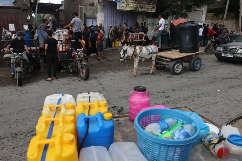 Pabrik desalinasi air ditutup di Gaza