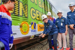 Uji coba B40 untuk kereta api (Foto: Kementerian ESDM) SDE 0947 300x200