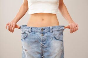 Jeans Besar Wanita Penurun Berat Badan Obesitas