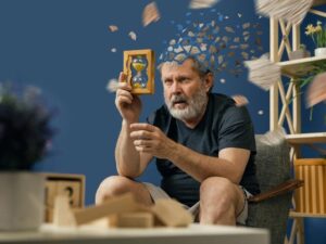 Pria Dengan Demensia Alzheimer