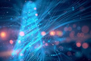 Ilustrasi Konsep Seni Informasi Energi Fisika Kuantum