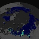 Lampu malam hari Arktik