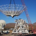 Rangka Baja Piringan Reflektor Stasiun Luar Angkasa Dalam 23