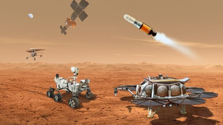 Beberapa Robot Misi Pengembalian Sampel Mars NASA