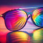 Konsep Seni Kacamata Lensa Filter Cerdas