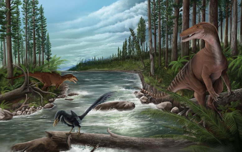 Karya Seni Lansekap Australia Cretaceous