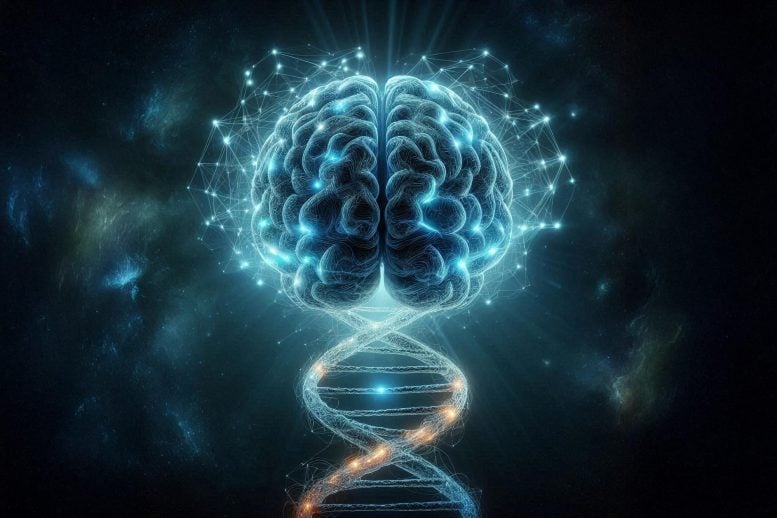 Konsep seni evolusi genetika otak
