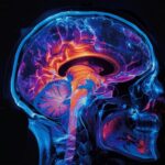 Penyakit Otak Memindai Seni Konsep Gangguan Neurologis