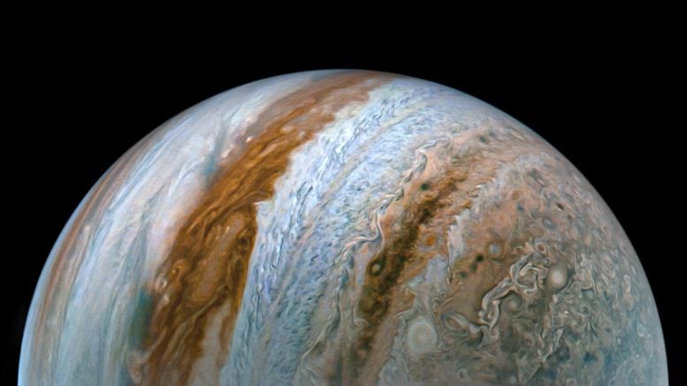 Jupiter Juno 54 Tutup Flyby
